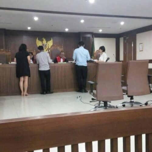 dokumentasi persidangan dalam perkara perdata di pengadilan negeri Jakarta pusat (1)