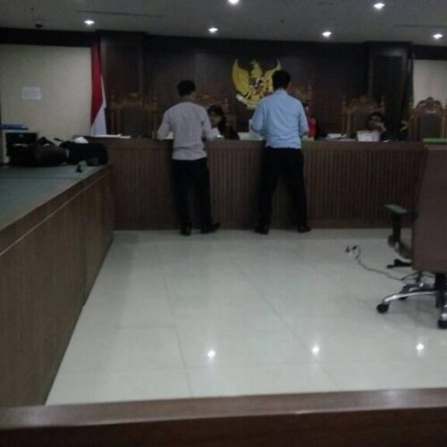 dokumentasi persidangan dalam perkara perdata di pengadilan negeri Jakarta pusat (2)