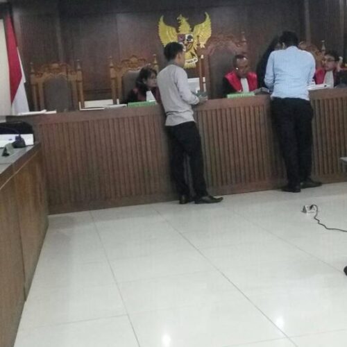 dokumentasi persidangan dalam perkara perdata di pengadilan negeri Jakarta pusat (3)